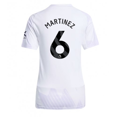 Stroje piłkarskie Manchester United Lisandro Martinez #6 Koszulka Wyjazdowej dla damskie 2025-26 Krótki Rękaw